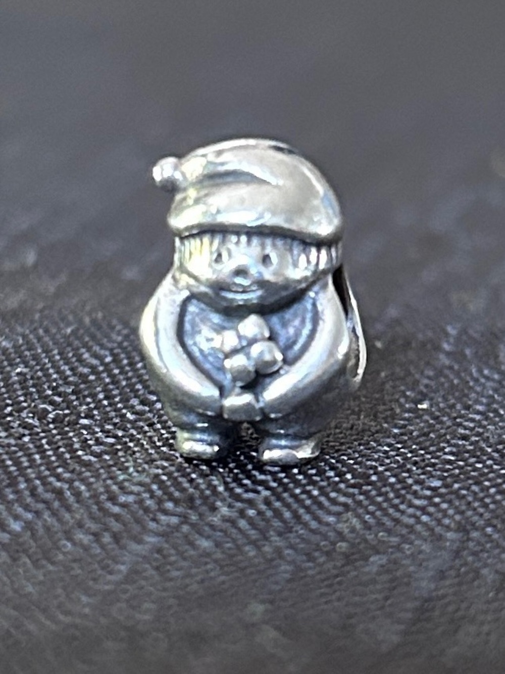 Pandora Authentic Retired Elfin Garden Gnome 790416 - Silver Bracelet Charm